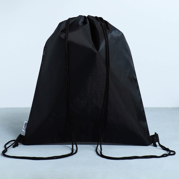 Мешок для обуви, болоньевый материал &laquo;1 сентября&raquo; цвет чёрный, 30 х 40 см