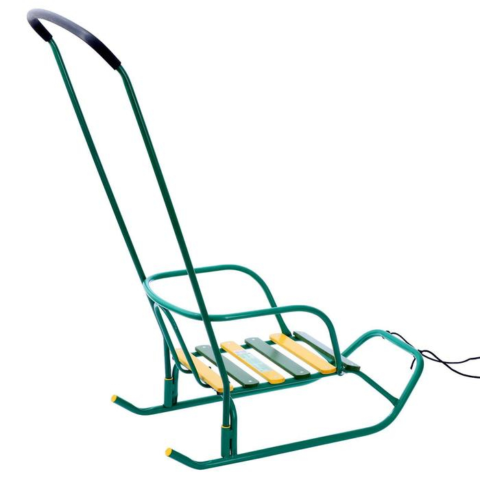 Санки &laquo;Ветерок 6&raquo;, цвет зелёный