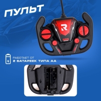 Машина радиоуправляемая «Жажда гонок», работает от аккумулятора, цвет чёрный Машина радиоуправляемая «Жажда гонок», работает от аккумулятора, цвет чёрный