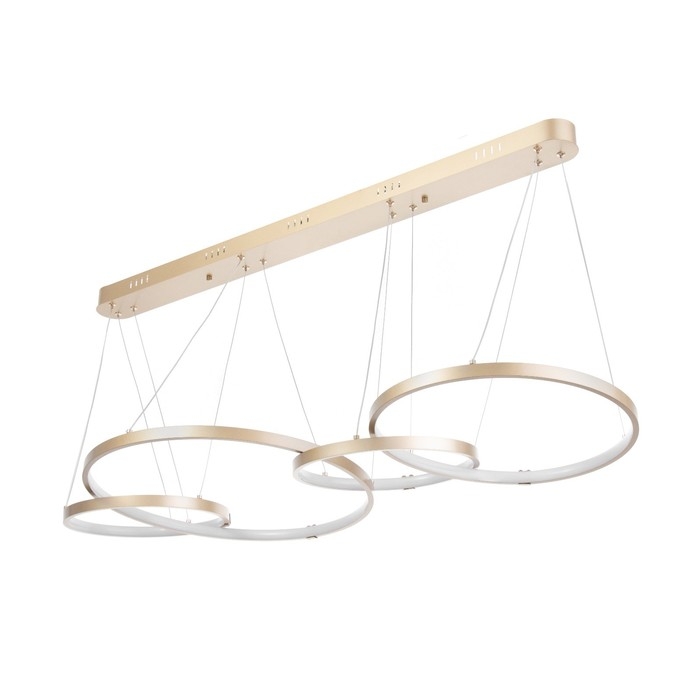 Светильник BayerLux Светильник BayerLux "Ринго" 4хLED 95Вт 4000К золото 110х50х100 см