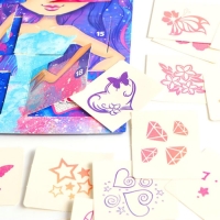 Адвент-календарь с детскими татуировками &laquo;Звёздная пыль&raquo;