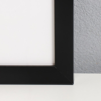 Фоторамка пластик "МИРАМ" 42х59,4 см, (А2) 641877, чёрный (пластиковый экран)