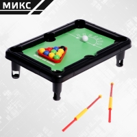Настольная игра &laquo;Мини бильярд&raquo;, цвета МИКС