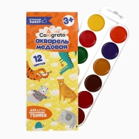 Сладкий детский подарок &laquo;Дед Мороз&raquo;: конфеты 500 г, краски 12 цветов, кормушка