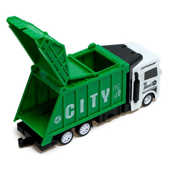 Набор грузовиков &laquo;Мусоровоз&raquo;, инерция, 2 машины, баки