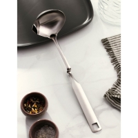 Половник из нержавеющей стали Доляна Bend, 30&times;9 см, цвет серебряный