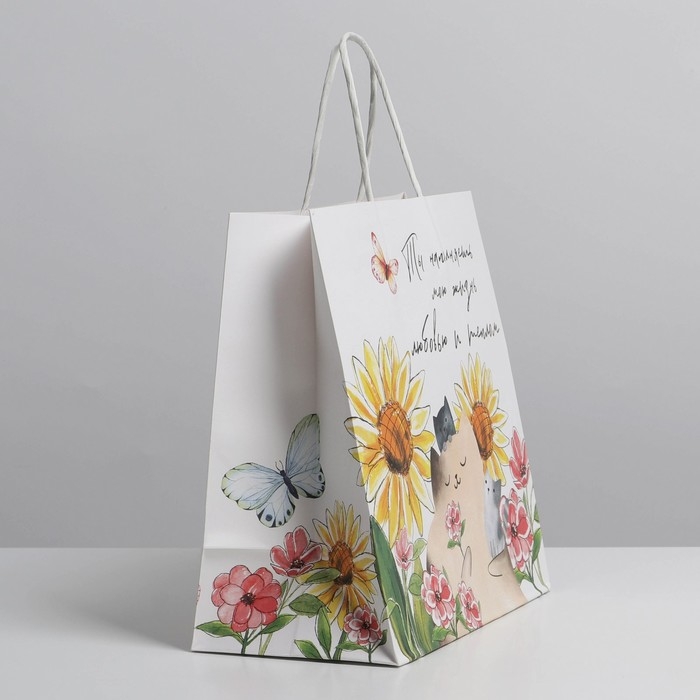 Пакет подарочный, упаковка, «Тепло», 22 х 22 х 11 см Пакет подарочный, упаковка, «Тепло», 22 х 22 х 11 см