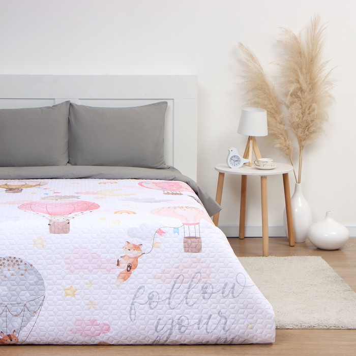 Покрывало Покрывало "Этель" 1,5 сп Follow your dream 145*210±5 см, микрофибра