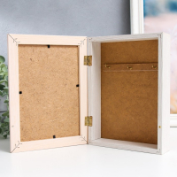 Ключница "Вензеля" 15х21 см молочный дуб МИКС