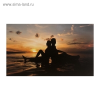 Картина на холсте "На закате" 60*100 см