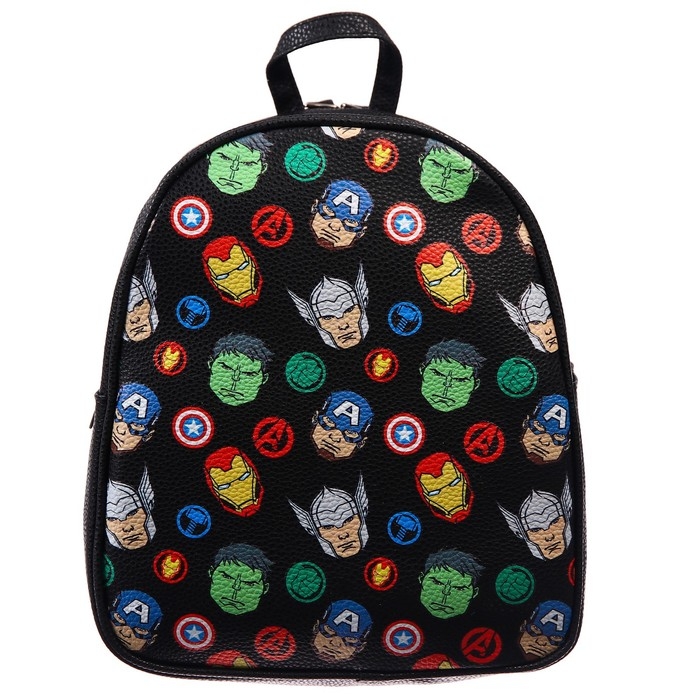 Рюкзак из искусственной кожи, 23 см х 10 см х 27 см Рюкзак из искусственной кожи, 23 см х 10 см х 27 см "Супер-герои", Мстители