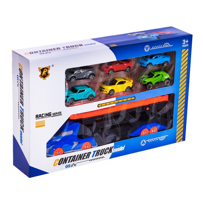 Грузовик «Трейлер», с 6 машинами Грузовик «Трейлер», с 6 машинами