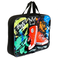 Папка с ручками текстильная А4, 350 х 270 х 70 мм, Calligrata "Кеды" Папка с ручками текстильная А4, 350 х 270 х 70 мм, Calligrata "Кеды"