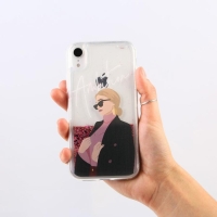 Чехол на телефон iPhone XR с блёстками внутри Ambition, 7,6 &times; 15,1 см