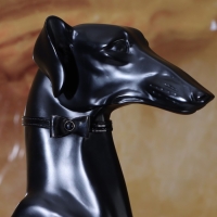 Ошейник "Сияние" с бусиной и бубенчиком, 29 х 1 см, ОШ 21-26, чёрный Ошейник "Сияние" с бусиной и бубенчиком, 29 х 1 см, ОШ 21-26, чёрный