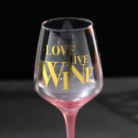 Бокал &laquo;Love live wine&raquo;, 350 мл
