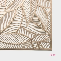 Салфетка сервировочная на стол Доляна &laquo;Листопад&raquo;, 45&times;30 см, цвет золотой