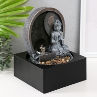 Фонтан настольный от сети, подсветка "Будда под луной" 18х18х24 см Фонтан настольный от сети, подсветка "Будда под луной" 18х18х24 см