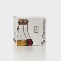 Набор стеклянных емкостей для масла-уксуса с пластиковой пробкой &laquo;Оливия&raquo;, 260 мл, 2 шт