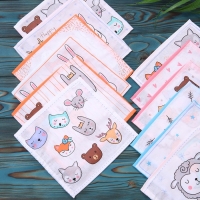 Набор платков носовых детских 18х18см, 12шт, рис 2-1290, ситец 100г/м, хл100% Набор платков носовых детских 18х18см, 12шт, рис 2-1290, ситец 100г/м, хл100%