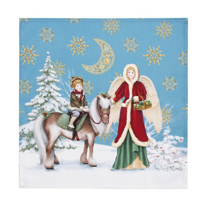 Набор столовый "Christmas time" скатерть 150х110см +/-3см с ГМВО, салф.40х40см-4 шт, хл100%