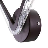 Бра 1834/1CF LED 24Вт 4000К кофе 32,5х5,5х33 см Бра 1834/1CF LED 24Вт 4000К кофе 32,5х5,5х33 см