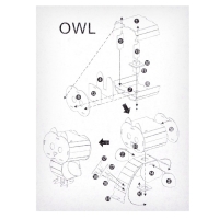 Набор для творчества создние 3D фигурки &laquo;Сова&raquo;