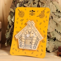 Термометр для бани "Парилочка", деревянный, 17 х 16 см, Добропаровъ Термометр для бани "Парилочка", деревянный, 17 х 16 см, Добропаровъ