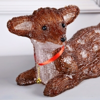 Светодиодная фигура «Оленёнок» 22 × 40 × 17 см, акрил, 40 LED, 220 В, свечение белое Светодиодная фигура «Оленёнок» 22 × 40 × 17 см, акрил, 40 LED, 220 В, свечение белое