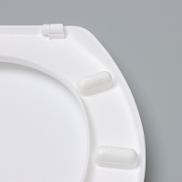 Сиденье для унитаза с крышкой, цвет снежно-белый