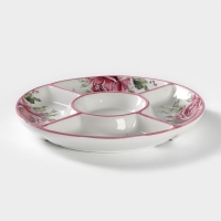 Менажница 5 ячеек Доляна «Роза», d=26 см Менажница 5 ячеек Доляна «Роза», d=26 см