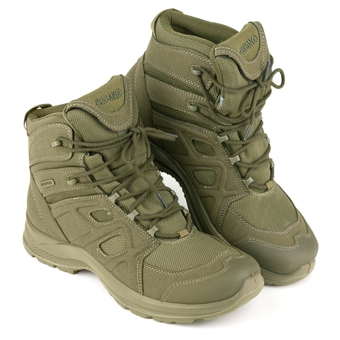 Ботинки треккинговые Elkland 188, демисезонные, цвет зеленый, размер 44