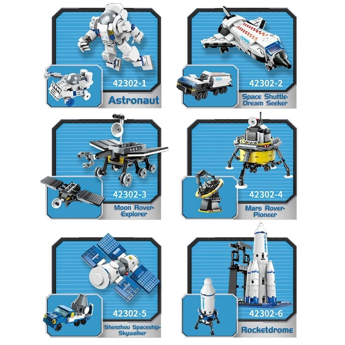 Конструктор Космос &laquo;Космический челнок. Искатель мечты&raquo;, 141 деталь