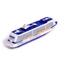 Круизный лайнер металлический, 20 см, световые и звуковые эффекты, инерционная Круизный лайнер металлический, 20 см, световые и звуковые эффекты, инерционная