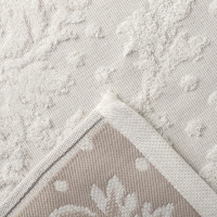 Полотенце махровое Этель "Классика", цв. молочный, 50х90 см, 83% хл, 17% лён, 500 г/м2