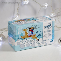 Гирлянда &laquo;Нить&raquo; 4 м с насадками &laquo;Шарик сетка&raquo;, IP20, прозрачная нить, 20 LED, свечение белое, 8 режимов, 220 В