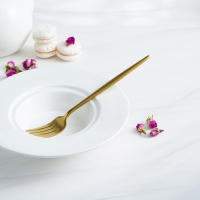 Вилка столовая из нержавеющей стали Magistro &laquo;Блинк&raquo;, 21,5&times;3 см, цвет золотой