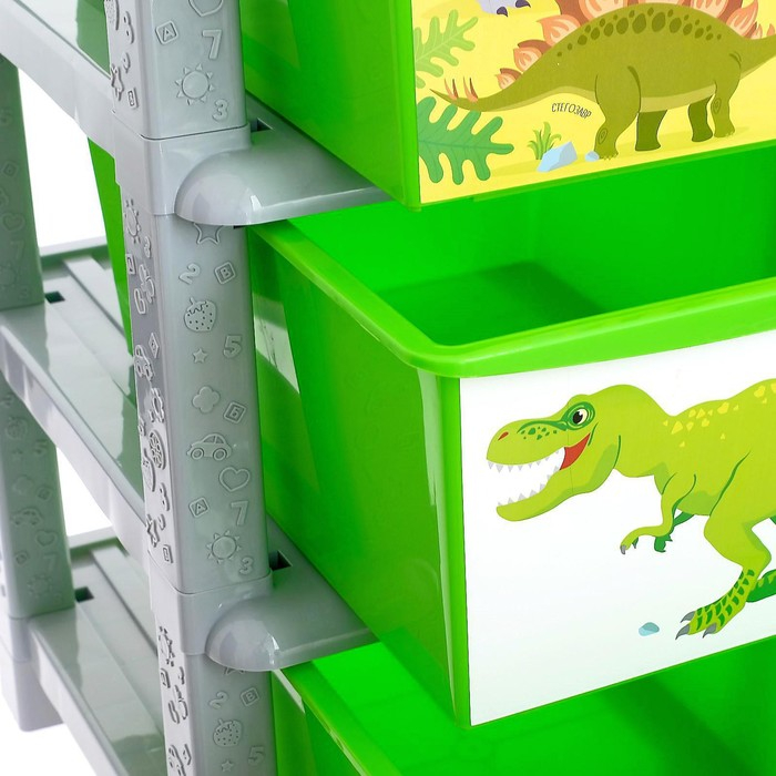 Комод детский &laquo;Дино&raquo;, 5 секций