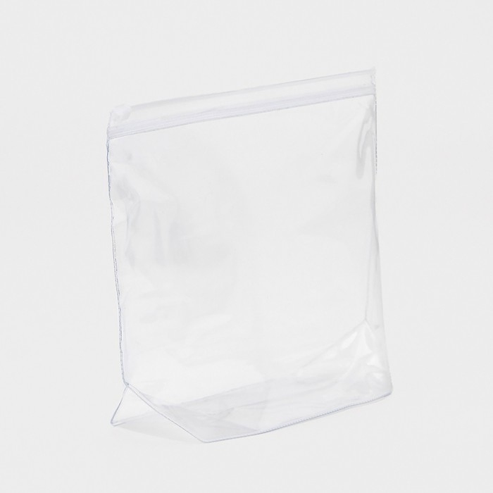 Косметичка с застежкой зип-лок, цвет прозрачный Косметичка с застежкой зип-лок, цвет прозрачный