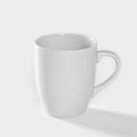Кружка фарфоровая &laquo;Бельё&raquo;, 300 мл, глазурированный край