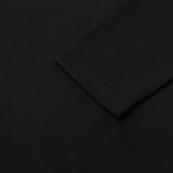 Джемпер (лонгслив) мужской MINAKU: Basic line MAN цвет черный ,размер 46