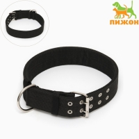 Ошейник четырехслойный, 80 х 4,9 см, ОШ 65-75 см, полиэстер, чёрный Ошейник четырехслойный, 80 х 4,9 см, ОШ 65-75 см, полиэстер, чёрный