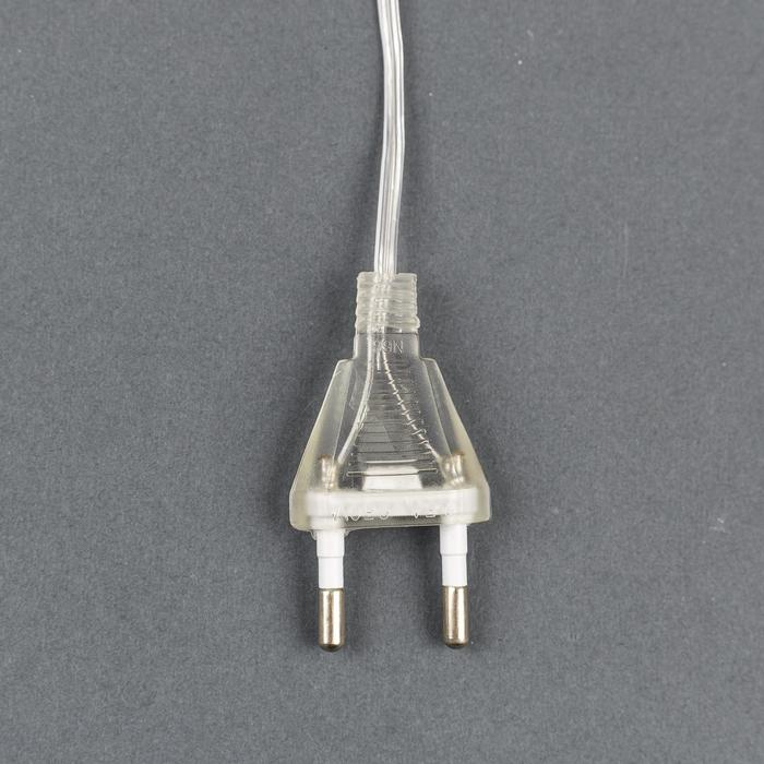 Светодиодная верхушка на ёлку &laquo;Звезда красная&raquo; 22 см, 30 LED, провод 2 метра, 220 В, свечение красное