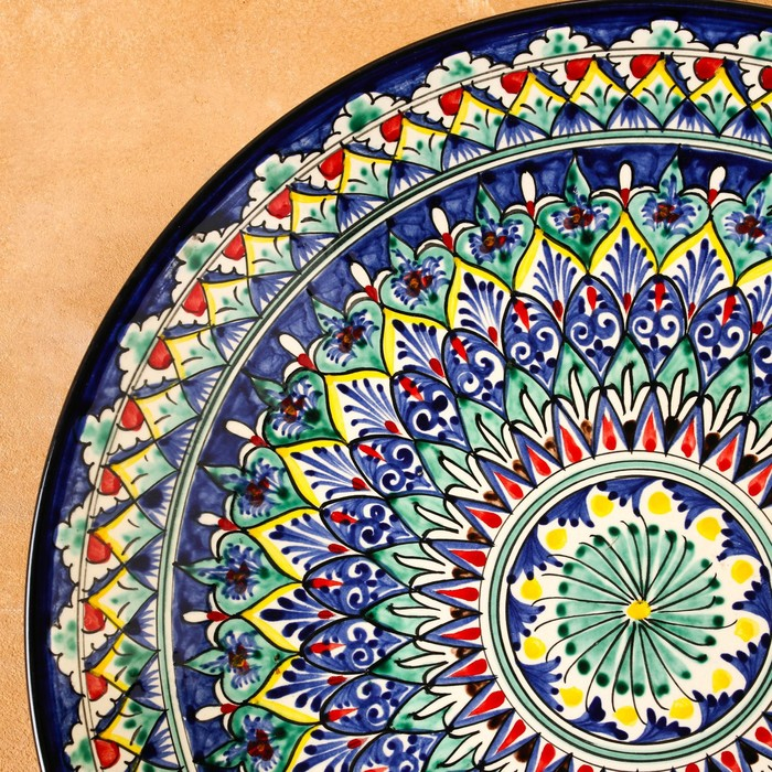 Ляган круглый Риштанская Керамика, 41см Ляган круглый Риштанская Керамика, 41см