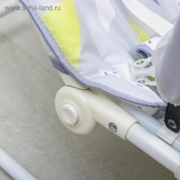 Шезлонг - качалка для новорождённых &laquo;Геометрия&raquo;, игровая дуга, игрушки МИКС