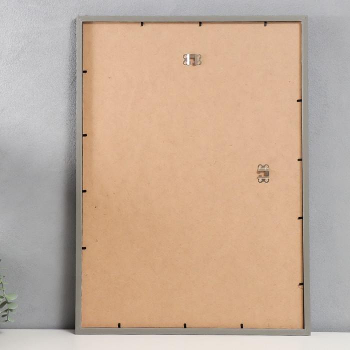 Фоторамка пластик "МИРАМ" 42х59,4 см, (А2) 641877, чёрный (пластиковый экран)