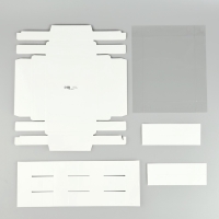 Коробка под 12 конфет с ячейками &laquo;Белая&raquo;, 14.5 х 18.5 х 3 см