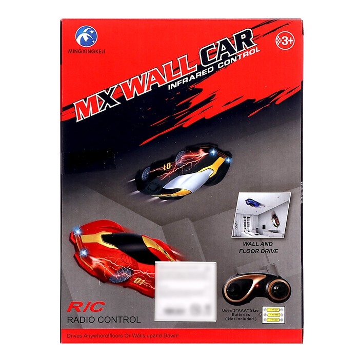 Антигравитационная машинка Racer, радиоуправление, ездит по стенам, цвет синий Антигравитационная машинка Racer, радиоуправление, ездит по стенам, цвет синий