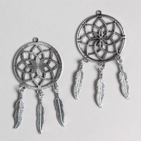 Декор металл для творчества "Ловец снов" (А41152) 7х3,5 см Декор металл для творчества "Ловец снов" (А41152) 7х3,5 см