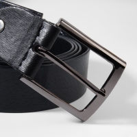 Пряжка для ремня, 5,3 &times; 4,5 см, 35 мм, цвет чёрный никель